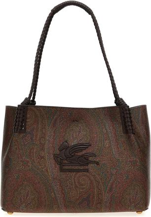 Etro Brown Libra S shopping bag