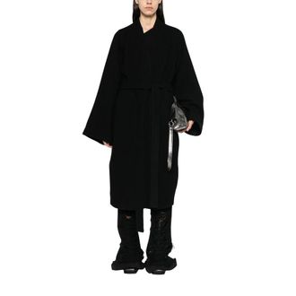 Rick Owens Dames, Mantels, Zwart, Maat: S