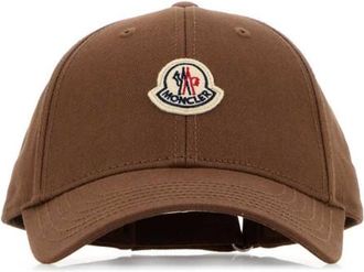 Moncler Brown Logo Baseball Hat