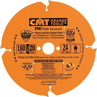 CMT 236.160.04h Sierra Circular Para Mat. Abrasivos D=160x2.4x20 Z4 Dp