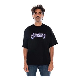 Carhartt Work in Progress Camiseta S/S Booger - Tops - Hombre - Negro - L