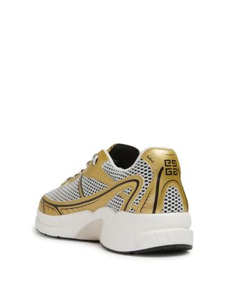 Givenchy Mens Nfnty-52 Runners Sneakers Gold Shoes >