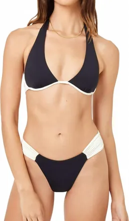 L*Space Isa Bikini Top In Black