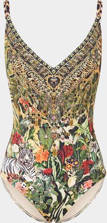 Camilla Printed Underwire One-Piece Swimsuit