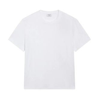 Saint Laurent T-Shirt Classique - Heren - Tops - Wit - Maat: 2XL Katoen