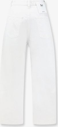 3x1 Womens Denim Trousers Hellen White Cotton