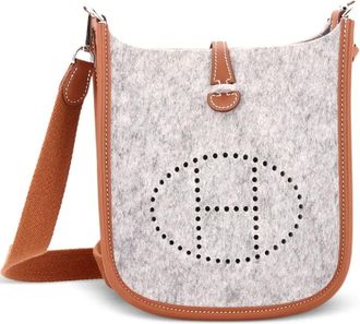 Herm&egrave;s Borsa a tracolla Evelyne Bag Gen III Felt TPM - Marrone
