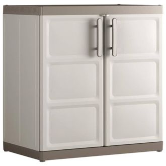 Keter Armario Bajo Almacenaje Excellence Xl Beige Y Taupe 93 Cm Keter