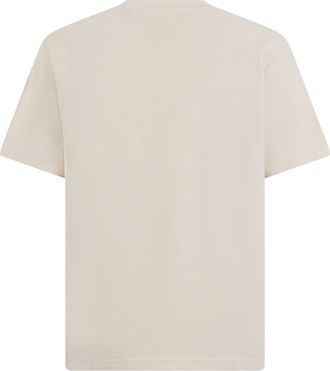 HUGO BOSS Mens Cotton T-Shirt White Open T-Shirts And Polos
