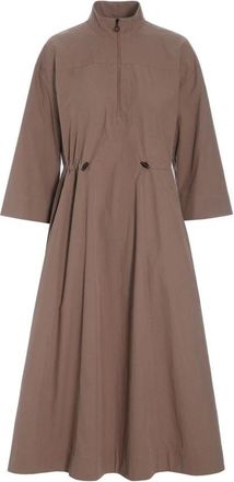 Bitte Kai Rand Jurken - Dames - Casual kleedjes - Bruin - L - Kleedjes