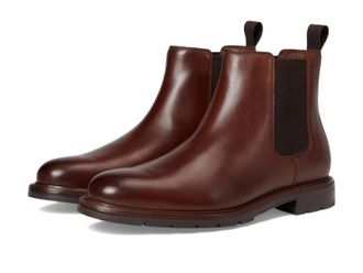 Cole Haan Roundhill Grand Boots Mens Brown Leather Ankle Chelsea ZOGG3633