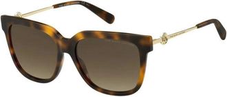 Marc Jacobs Stijlvolle zonnebril - Dames - Zonnebrillen - Bruin - 55 MM - Accessoires