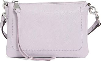 Aim&eacute;e Madrid Leather Crossbody Bag in Dusty Lavender at Nordstrom Rack