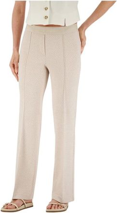 Gardeur Dames, Broeken, Beige, Maat: 2XL Polyamide