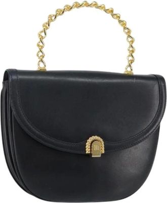 Bally Pre-owned Handbags, female, Black, Size: ONE SIZE Pre-owned Leather Handbag