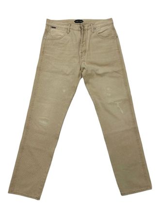 Tom Ford cotton jeans - men - Cotton/Polyester/Cotton - 32 - Neutrals