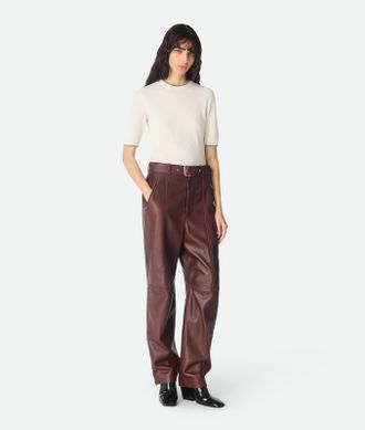 Bottega Veneta Leather Trousers - Bottega Veneta