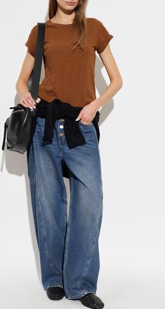 AllSaints T-shirt Anna, Womens, Brown