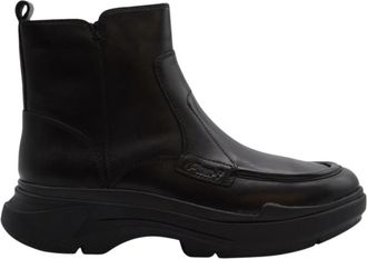 Ash Chelsea-stijl Enkellaars - Dames - Enkellaarsjes - Zwart - 40 EU - Leer - Schoenen