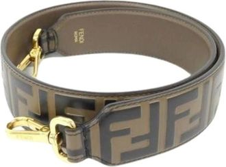 Fendi Pre-owned Accessories, female, Brown, Size: ONE SIZE Pre-owned Strap