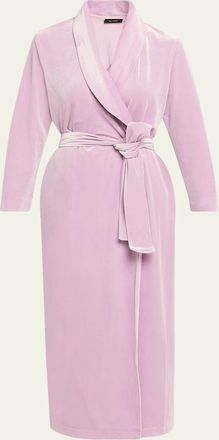 Natori Natalie Long Velvet Robe