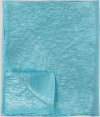 Maison Lurex Womens Grace Silk Stole Scarf In Turquoise