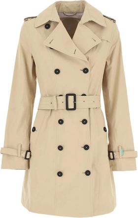Save The Duck Beige Trenchcoat voor vrouwen - Dames - Trenchcoats - Beige - XS - Jassen