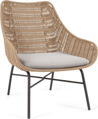 K Home Handgeflochtener In-/Outdoor Sessel Yanetto - Natur