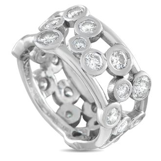 Luxury Bazaar 18K White Gold 1.90ct Diamond Ring MF23-062426