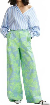 Essentiel Hare Wrap Shirt In Blue Stripe