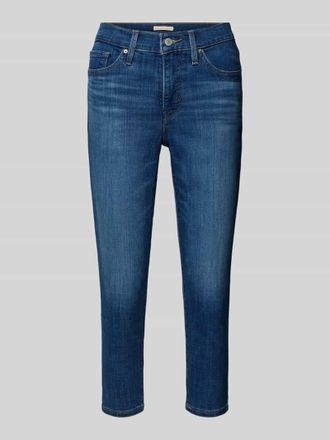 Levi's Skinny Fit Caprijeans aus Baumwoll-Mix Modell 311 in Dunkelblau, Gr&ouml;&szlig;e 25