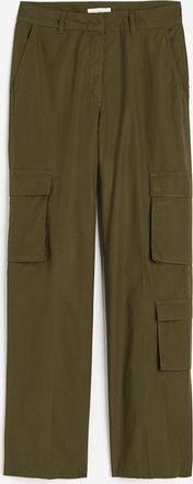 H&M Cargohose aus Twill - Green