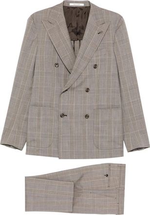 Tagliatore Double-breasted Check-pattern Suit
