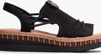 Rieker Womens Rieker V7972-00 Womens Sandals Black - Size: 3.5
