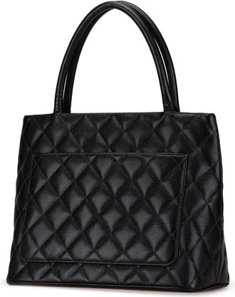 Chanel Shopper - 2004-2005 Caviar Medallion Tote - Gr. unisize - in Schwarz - für Damen