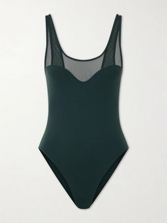 Eres Costume Da Bagno In Mesh Charisme - Verde