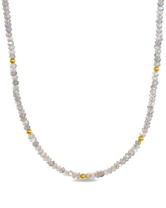 Jewelmak 14K Labradorite Necklace
