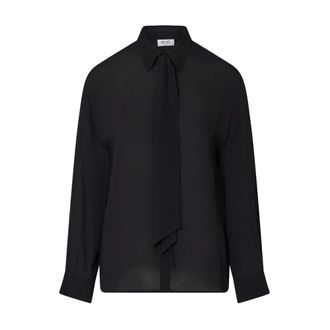 Liu Jo Blouse met strikkraag - Dames - Blouses - Zwart - S - Overhemden