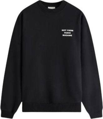 Dr&ocirc;le de Monsieur Slogan Sweatshirt - Heren - Sweatshirts - Zwart - XL - Hoodies & sweatvesten