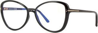 Tom Ford FT5907-B 052 Dark Havana/Clear Blue Light Block 55mm