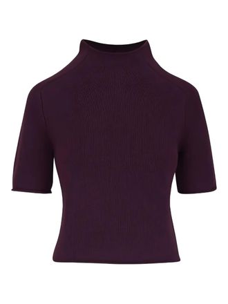 Lisa Yang Fride short-sleeve top - Brown