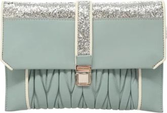 Miu Miu Tweedehands leren schoudertassen - Dames - Vintage Schoudertas - Blauw - ONE Size - Leer - Vintage