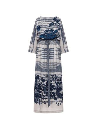 Pierre-Louis Mascia Pierre Louis Mascia Womens Printed Silk Dress