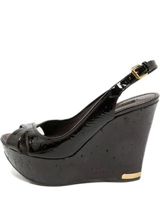 Louis Vuitton Sandali in pelle verniciata - Rosso