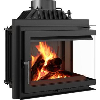 Kratki Luftkamineinsatz KRATKI SIMPLE 8 kW &Oslash;200 Einlass rechts Zubeh&ouml;r
