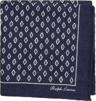 Ralph Lauren Collection Sjaal met print - Blauw