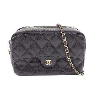 Chanel Pre-owned Matelasse Caviar Skin Shoulder Bag - Dames - Pre-owned - Zwart - Maat: ONE Size Leer