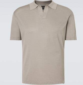 Brioni Silk polo shirt