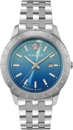 Versace Univers Watch - Heren - Horloges - Blauw - ONE Size - Accessoires