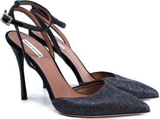 Tabitha Simmons Purple Glittery Heel Size 39.5